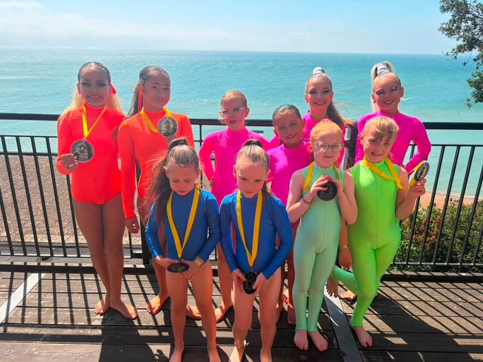 Juniors with medals